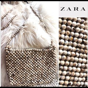 NWOT ZARA BEADED PURSE